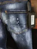 Европейская американская мода мужская повседневная джинсы, высококачественная стирка, чистое ручное измельчение, оптимизация качества, удобная и подходит