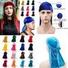 Unisex kadife durags bandana türban şapka korsan kapak perukları durag biker başlık kafa bandı açık spor kapak saç aksesuarları db616