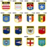 U.S.A Shield Forma Bandeira Patches North Dakota Hawaii Mississippi Pensilvânia Nova Iorque Connecticut Maine Maine Nova Jersey Delaware