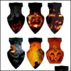 Protective engrenagem ciclismo esportes outdoorscicling bonés máscaras halloween sem costura anti-poeira pescoço uv lenço bandanas caminhadas máscara máscara teawear