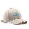 刺繍野球帽レディースメンズ調節可能な綿湾曲した帽子夏のサンバイザー純粋で新鮮なスタイル