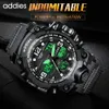 Addi Sport Military Pole Wars Men Watch Mark Men039s surveillez pour les hommes Clock Dual Display Army Watch Outdoor Stafroproof4069503