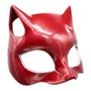 Persona 5 Cosplay Anne Takamaki masque P5 panthère rouge chat demi-visage couvre-chef adulte Halloween carnaval accessoires de déguisement G09109552534