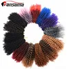 12 Inch Malibob Crochet Braids Marlybob Braiding Hair Afro Kinky Curly Braids Ombre Synthetic Braiding Hair Extension