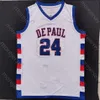 DePaul Blue Demons Basketball Jersey NCAA College Tyon Grant-Foster Courvoisier McCauley Strickland Richardson Simmons Moore Reed Romeo Weems Strus Chandler