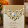 2022 Wedding Invitations Gold Laser Cutting Invitation Cards Bridal Shower Engagement Birthday Graduation Business Party Supplies 6120390