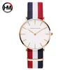 Drop Japan Quarzwerk Analoge Mode Casual Uhren Nylonband Armbanduhren Marke Wasserdichte Armbanduhr Für Frauen 210527