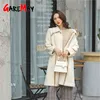 Winter Women High Quality Faux Rabbit Fur Coat Luxury Long Loose Lapel Over Thick Warm Plus Size Female Plush s 210428