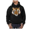 Heren Hoodies Sweatshirts Sweatshirt Men Harajuku Streetwear Retro Graphic Print Hip Hop Animal Tiger Printing Pullover