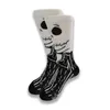 Men's Socks Horror Movie Character Print Crzay Funny Cartoon Novelty Cotton Street Style Thin Summer Dress Novetly