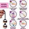 NXY Vagina Balls JUEGO DE BOLAS KEGEL PARA PRINCIANTER, Ejercitador Estiramiento Vaginal, Bola Kina El Msculo L Suelo Plvico, Previene El1211