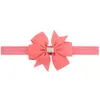 Baby Fandbands Bowknot Headdress Girls Girls Ribbon Bow Bands Bambini Accessori per capelli Bambini Bambini Toddler Elastico Hairband per Natale 20 colori KHA09