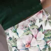 Мода женщин юбка 2021 весна лето цветочные напечатанные юбки женские высокие талии на колене длина офис бедро карандаш юбка женщин х0428