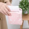 Mode Kvinnors Små Kosmetiska Väska Resor Mini Sanitära bindor Storage Bag Mynt Money Card Bag Plånbok Väskor