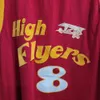 Nya 1978 High Flyers #8 Rucker Throwback Jersey XS-5XL.6XL Stitched Basketball Tröjor Retro NCAA