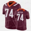 Custom Virginia Tech Hokies Fotboll Jersey Michael Vick NCAA College Chamarri Conner Damon Hazelton Rayshard Ashby Emmanuel Belmar Hewitt Pollard King