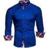 Men's business shirt long-sleeved slim-fit formal casual shirt Camisa Masculina size S-3XL P0812