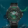 TOKDIS Marke Neue Herren Sport Wasserdichte Armbanduhr Mode Doppel Display Digital Quarzuhr Männer LED Military Armee Datum Uhren G1022