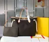 2pcs/set Women Leather Soho Bag Disco Shoulder Bags Purse lady Totes handbags Fashion tote bag with wallet lu957uj