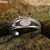 Natural Quartz Lapis Jade Amethysts Plant Bangle dla Womem Vintage Kamień Naturalny Moda Kobiet Bransoletka Q0719