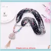 Wraps Hats, Scarves & Gloves Fashion Aessoriesscarves Arrival Chiffon Jewelry Statement Necklace Water Pendant Scarf Women Neckerchief Foula