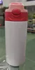 USA Warehouse Local 12oz Botella de agua de sublimación Vaso para niños para niños 350 ml en blanco Blanco acero inoxidable Flip Top Cup 50pcs/Case
