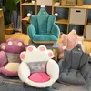 Soft Creat Cushion PP хлопок фаршированные плюшевые подушки сиденья утолщены теплые татами прокладки мультфильм поясничный поддержка задних детей подарок 211203