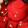 Boucles d'oreilles collier GODKI 4 pièces luxe Dubai ensemble de bijoux pour femmes fête de mariage multicolore Zircon cristal mariée