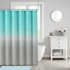 Rideaux de douche beau rideau de bain en Polyester imperméable Frabic imprimé Floral à rayures colorées avec crochets 180x180 cm/200 cm