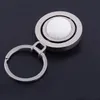 Party Favorit 3D Sport Rotating Basketboll Fotboll Golf Keychain Souvenir Hängsmycke KeyRing Key Fob Ball Gifts ZWL149