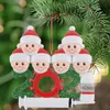 في المخزون 2021 عيد الميلاد الديكور الحجرية الحلي الأسرة من 1-7 رؤساء diy شجرة قلادة اكسسوارات مع راتنج حبل