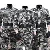 Men's Tracksuits Men's Overalls Spring And Summer Thin Wear-resistant Labor Insurance Training Outdoor Tooling Camouflage Clothing