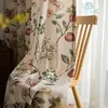 American living curtains Rustic Home Decor Birds Pattern Window Treatments Printed Bedroom Drapes Single Curtain Panels A312226t