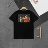 Fashion Oil Painting Cotton Couples Skull T Shirt Mens Casual Tee X Printing Tops EU Size2O8P