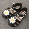 Scarpe da fiori primavera estate gelatina scarpa sandali di girasole sandali Baotou ragazza antiscivolo per bambini sandalo byddler colore nero