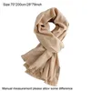 Solid Color Winter Mens Women Keep Warm Blanket Scarf Textile Soft Comfortable Daily Casual All-match Thick Couple Wrap Scarves Shawl Travel Outdoor Gift HY0206