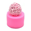 NEUHandgemachte Kerzen DIY Silikonform 3D Rose Ball Aromatherapie Wachs Gipsform Form Kerzen Herstellung Lieferungen EWD6417