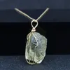 Irregular Natural stone necklace Crystal Wire amethyst Quartz Agate Gemstone pendant women necklaces fashion jewelry will and