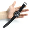 メンズウォッチブレスレットアクセサリープレミアムグレードフッ素ゴム腕時計バンド20mm 22mm 24mm H0915のためのクイックリリースウォッチストラップ