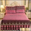 Sheets & Sets Bedding Supplies Home Textiles Garden Bedspread On The Bed Thicken Skirt Cotton Warm Line Sheet Winter Mattresses Protector Ve