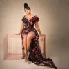 2021 Plus Size Arabic Aso Ebi Black Stylish Six