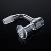 Seamless Fully Weld Blender Spin Quartz Banger Nail Smoking Accessories Terp Slurper Beveled Edge 10mm 14mm Male Joint 45° 90° OD 20mm