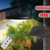 Solar Powered Pendant Light Remote Control Hanging Lamp Waterproof Yard Garden rust-resistant, no discoloration