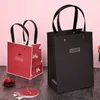 Highend Valentine039S Day Black Gift Wrap Small Fresh Birthday Packaging Bag Portable Gift Case4381937