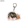 여자 남자 Keychain 도쿄 개정자 애니메이션 히나타 앳 스시 chibi kawaii 가방 열쇠 고리 코스프레 액세서리 선물