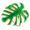 Servet ringen 12 stks groene bladring voor bruiloft banket kerstkeuken gouden folie gesp decoratie-abux