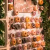 Parti décoration Donuts Stands Board Boites Beignets de mariage Anniversaire Anniversaire Donut Bar Porte-dessert Stand Decor