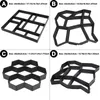 PAVEMENT MOLD GARDEN BYGNINGAR DECORATION TOOLS DIY PATH Making Paving Cement Brick Tool Driveway Stepping Stone Block Maker Mould7626723