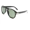Mode solglasögon italiensk varumärkesdesigner vintage klassiska svarta glasögon med glaslinser8839091