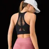 Abbigliamento da palestra Reggiseno sportivo senza cuciture Top per donna Reggiseni push-up imbottiti in rete traspirante Reggiseni da yoga Top fitness ad alto impatto Sport Active Wear